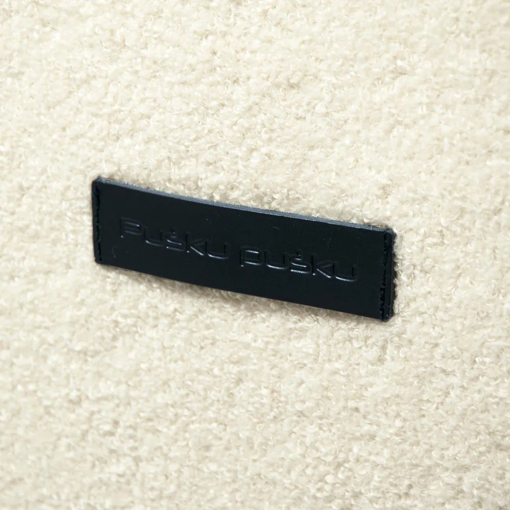 Светлосив пуф от букле Sofa Lounge – SLOWDOWN