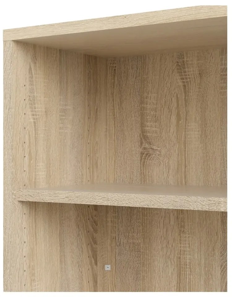 Модулен шкаф за книги в дъбов декор в естествен цвят 89x113 cm Prima - Tvilum