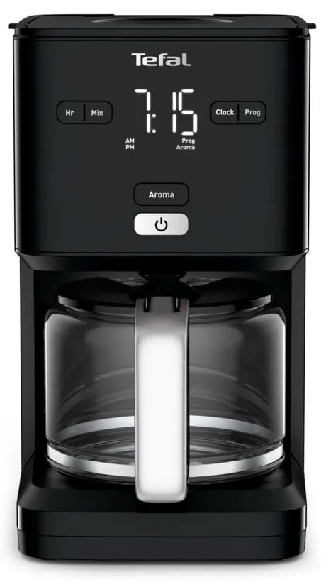 Черна кафемашина с филтър Smart'n'light CM600810 - Tefal