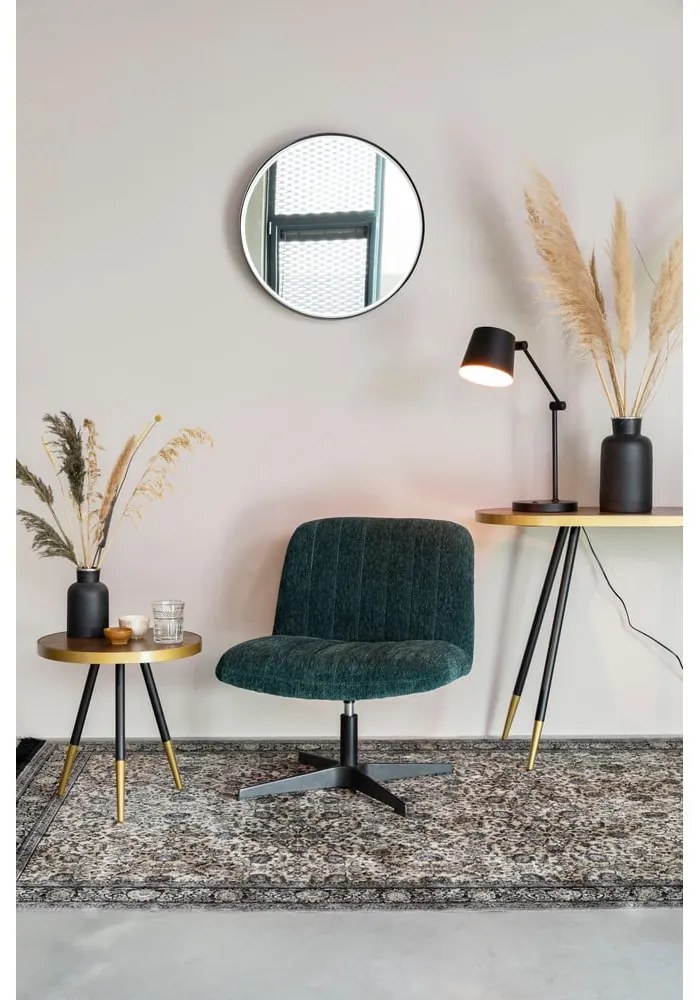 Черна настолна лампа с метален абажур (височина 60 cm) Hajo – White Label