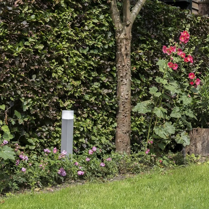 Модерна подова лампа за външно ползване сива 50 см IP44 - Denmark