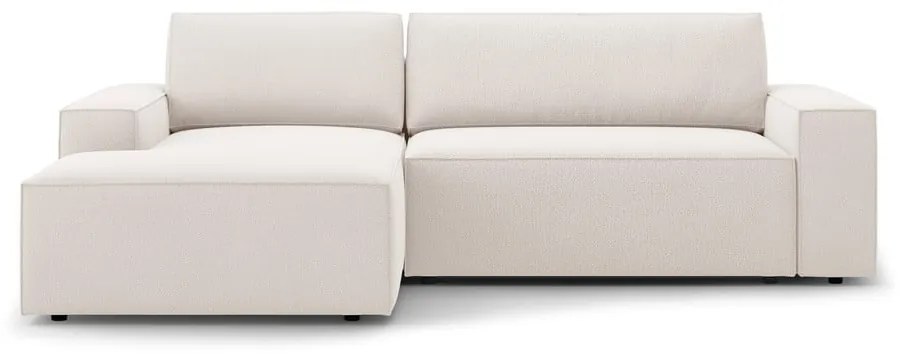 Бежов разтегателен ъглов диван (ляв ъгъл) Jodie – Micadoni Home