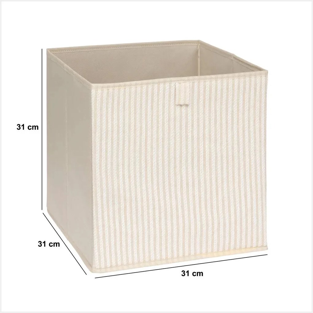 Кутия за съхранение 5five Mix & Modul Cotty, 31x31 cm - Тъмнозелен