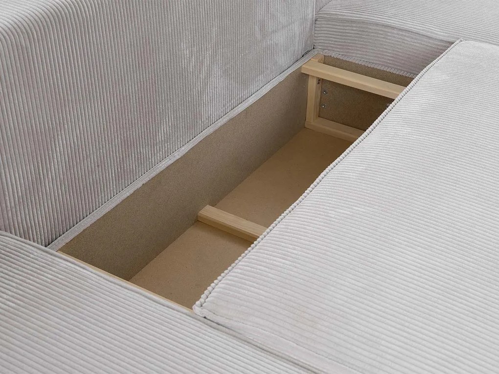 Ъглов диван Malaga mini II-Gkri Anoixto-Right