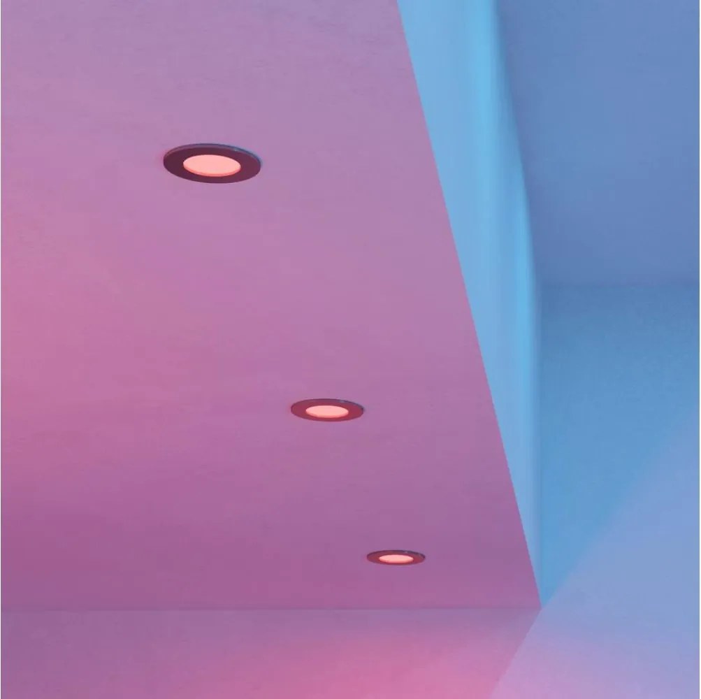 Eglo 901434-КОМПЛЕКТ 3xLED RGBW St.ko.pod.sví. FUEVA-Z LED/2,8W/230V 8,8cm IP44 хром.