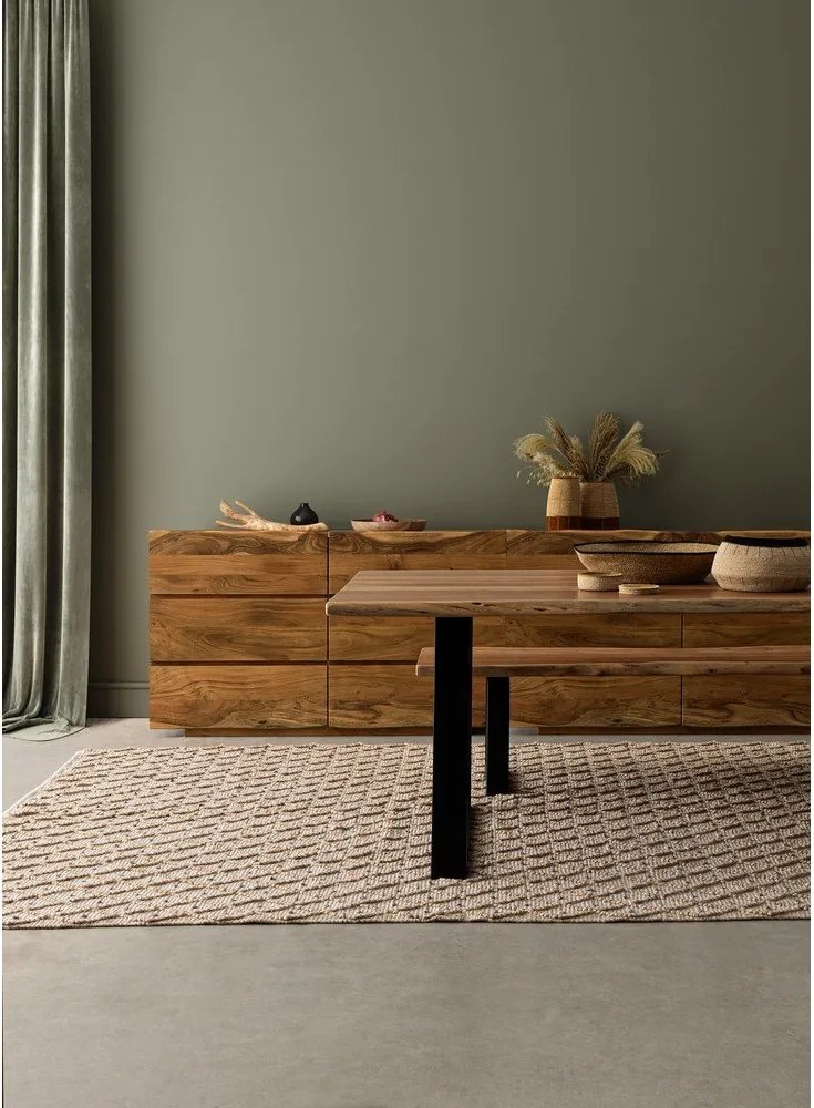 Пейка от масивно дърво в естествен цвят Artur – Bizzotto