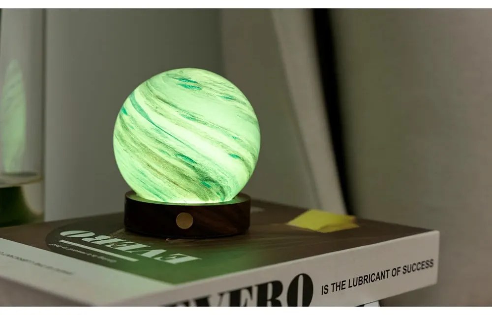 Кафява/в тъмно естествен цвят светлинна декорация с USB ø 8 cm Polar Cloud – Gingko