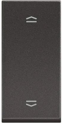 BTICINO Ключ за щори 1 мод. 10A цвят Черен Classia  - RG4027N