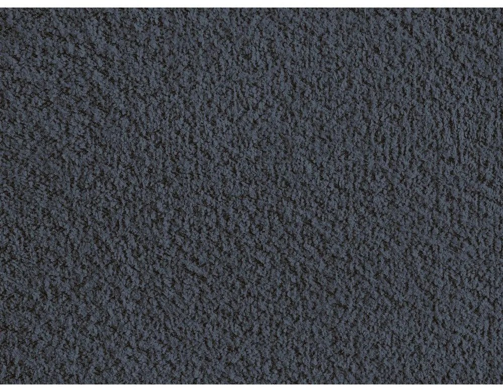 Тъмносиньо двойно легло 180x200 cm тапицирано с място за съхранение/без табла с включена подматрачна рамка Inera – Bobochic Paris