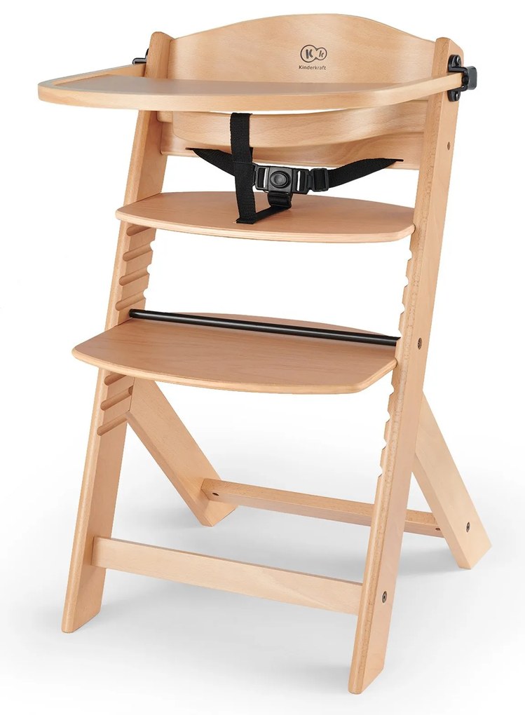 KinderKraft - Столче за хранене ENOCK дървено
