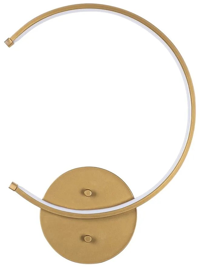 LED стенна лампа в златист цвят ø 10 cm Moon – Opviq lights