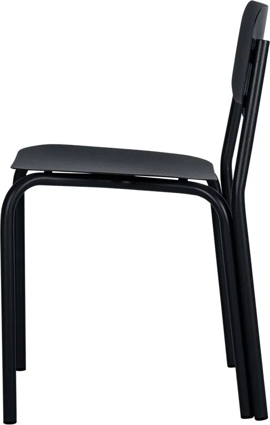 Черен градински стол метален Kei – noo.ma