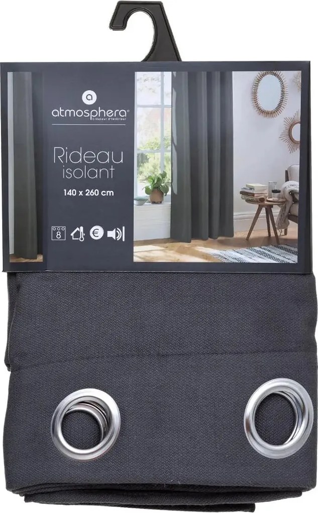 Термо завеса atmosphera Isa, 140x260 cm - Охра