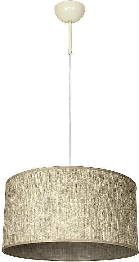 Пендел САМИ МАКИАТО - цилиндър ø400, h=200, крем, 1xE27