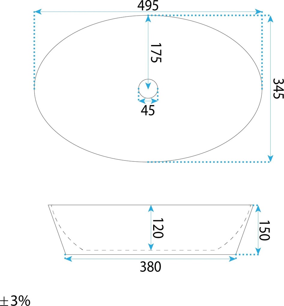 Умивалник за плот Rea Astoria