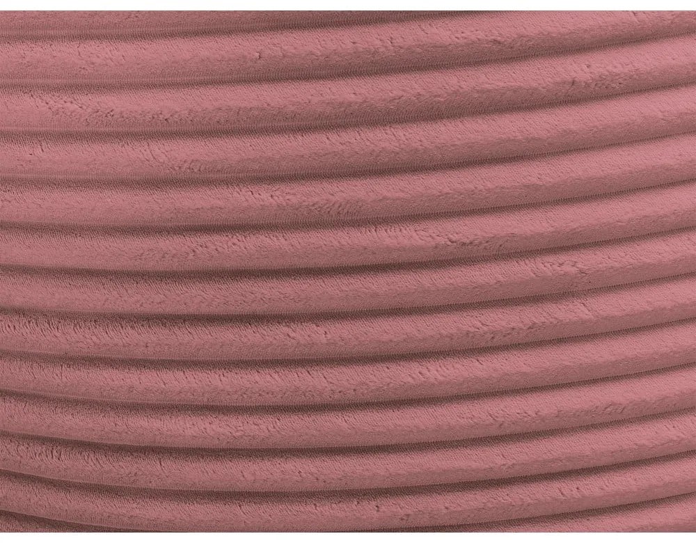 Розов пуф от рипсено кадифе Socrate – Bobochic Paris