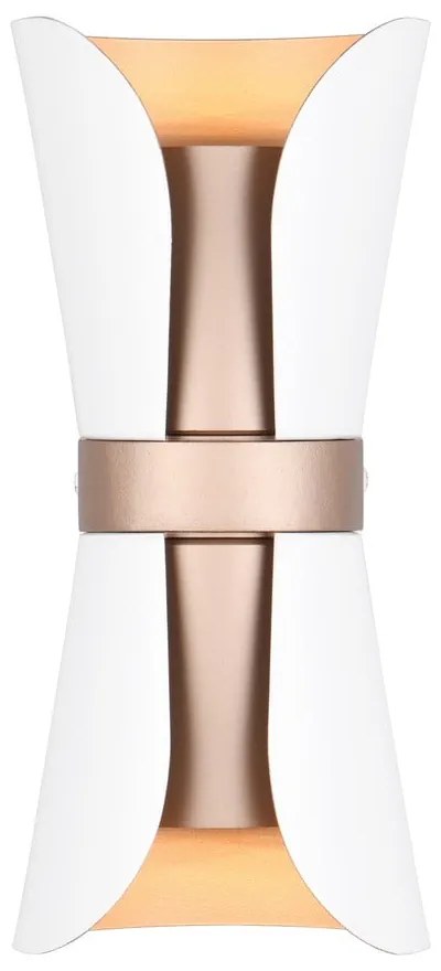 Бяло-бронзова стенна лампа Coat – Trio