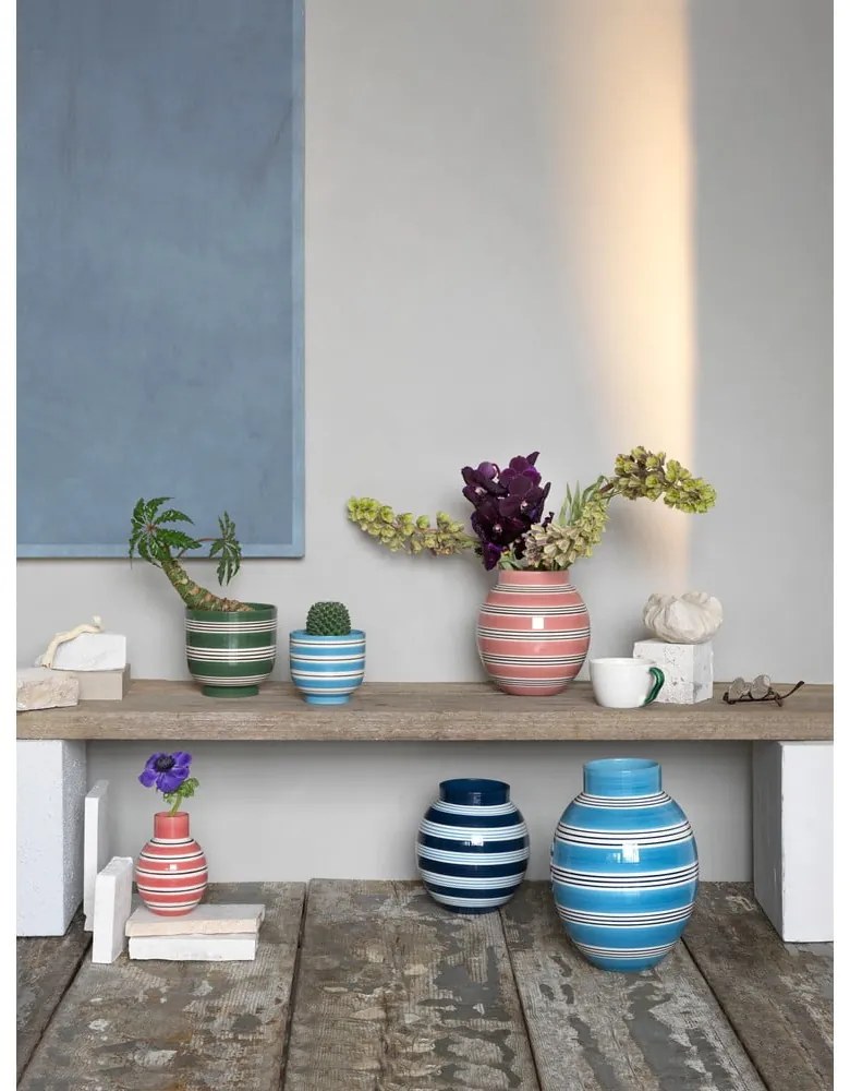 Синьо-бял керамичен съд, ø 12 cm Omaggio Nuovo - Kähler Design