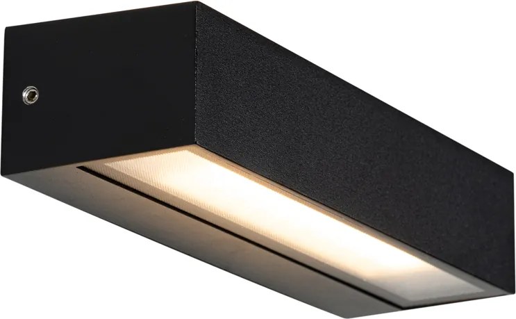 Модерен аплик черен с LED IP65 - Steph
