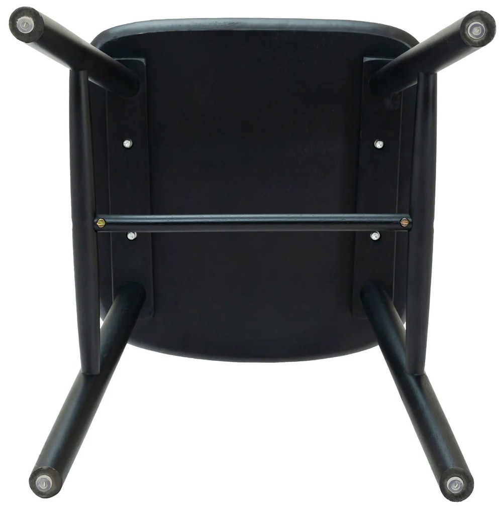 Кухненски стол Chester-черно (4) парчета