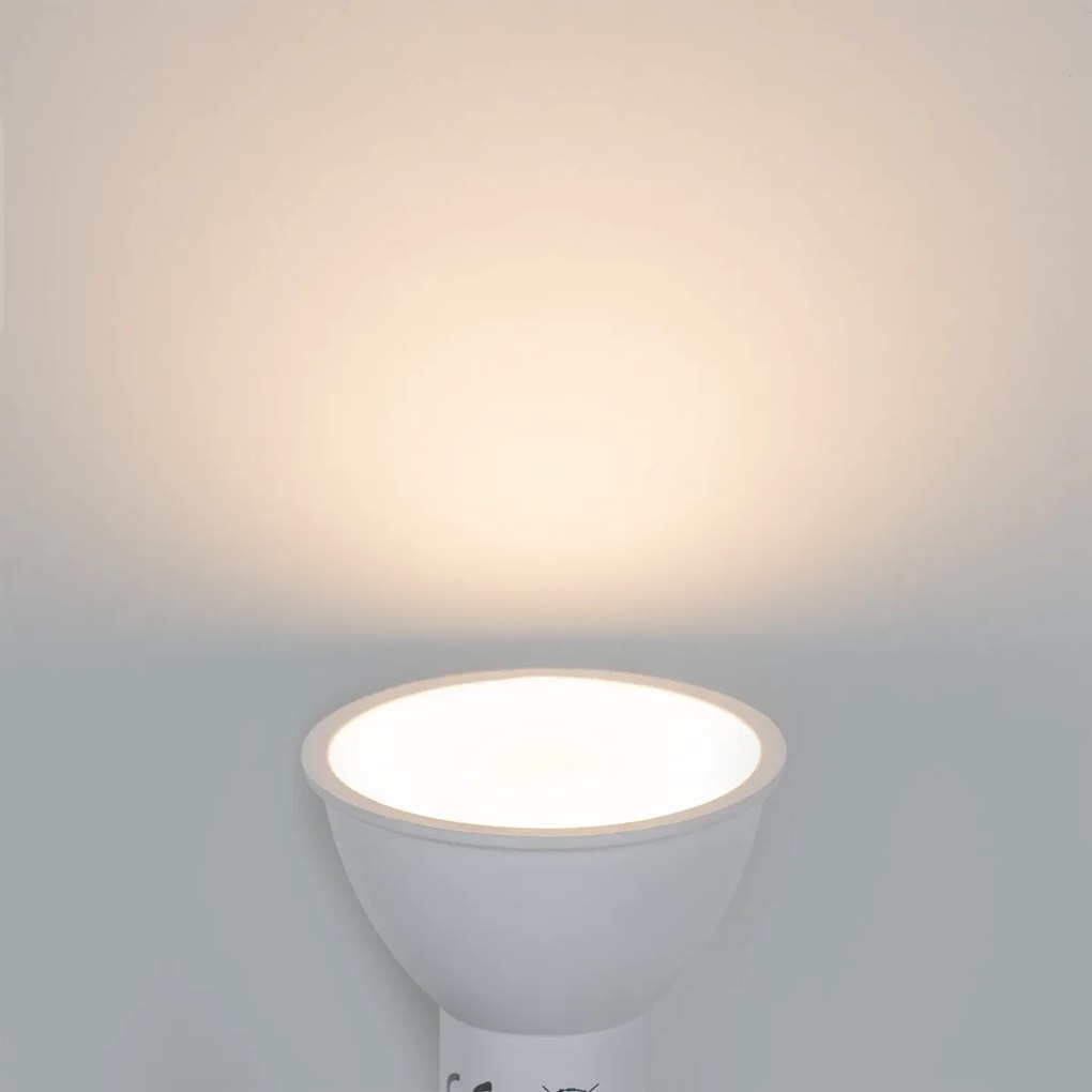 Комплект от 5 LED крушки GU10 със сензор за здрач 5W 380lm 2700K