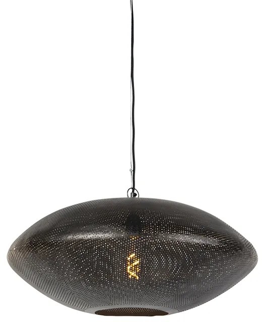 Ориенталски висящ аплик черен със злато 60 см - Radiance