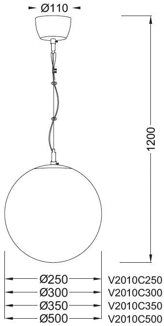 Лампа Nova-Diameter 30 cm.