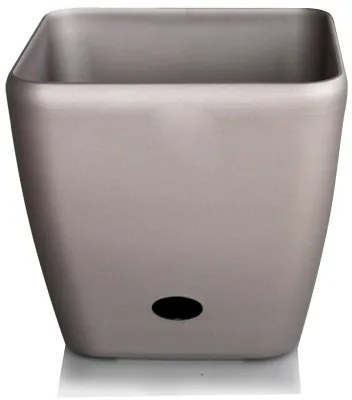 Саксия квадрат 37 х 35см - Сива