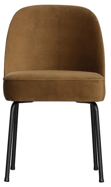 Кадифени трапезни столове в комплект 2 бр. в цвят горчица Vogue – WOOOD