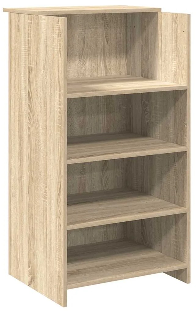 859017 vidaXL Рецепционно бюро, дъб сонома, 55x50x103,5 см, инженерно дърво