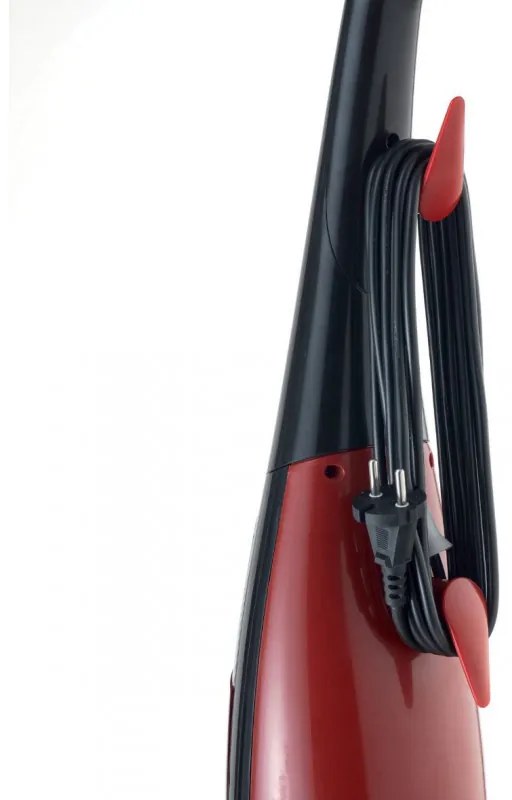 Вертикална прахосмукачка Ariete EVOLUTION 2772/40, 600W, 0.8 л, Регулируема мощност, Енергоспестяваща технология, Черен/червен
