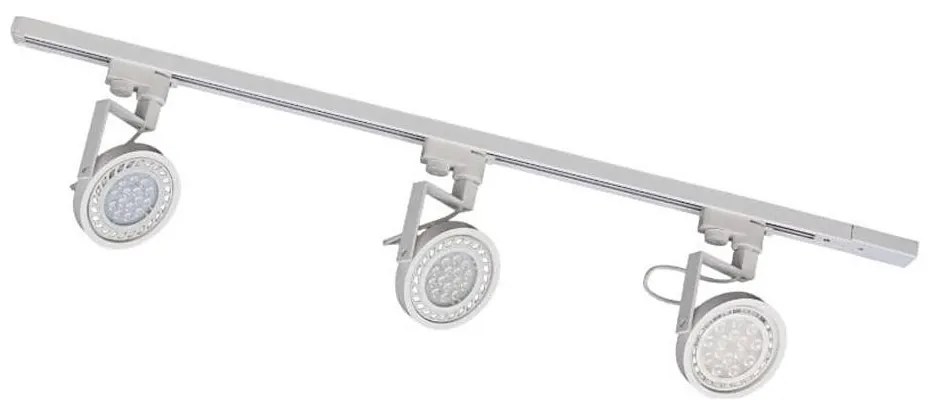 Zuma Line 3561 - Точково осветително тяло за шинна система MASTER 3xGU10/15W/230V бяло