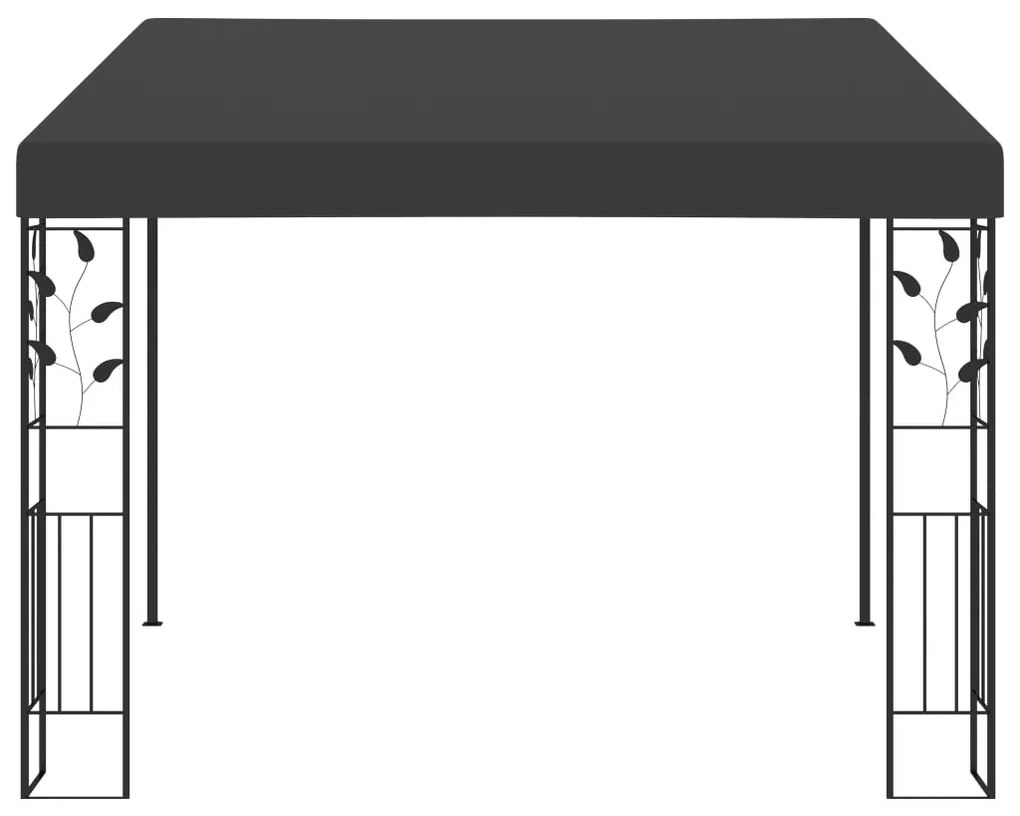 Шатра за стенен монтаж, 3x3x2,5 м, антрацит