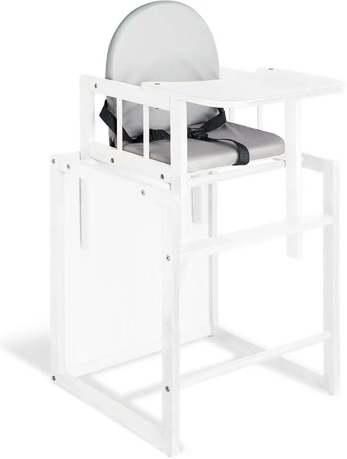 Универсален стол за хранене Lene - бял