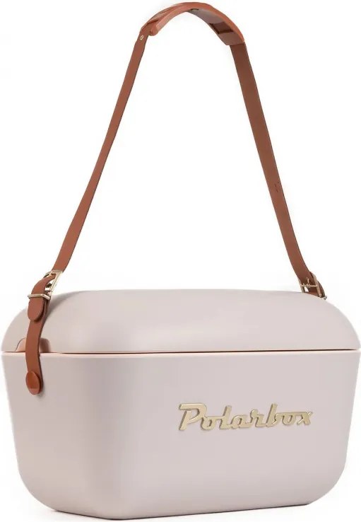 Хладилна чанта Polarbox Gold, 20 литра, AIRPOP полистирол, 5-15C до 24 часа, Розов/Златист