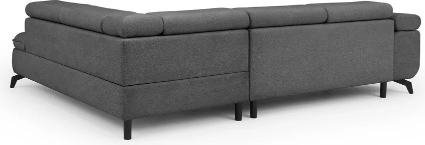 Сив шенилов ъглов диван (десен ъгъл L форма) Marbeya – Ropez