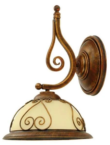 Kemar VE/K - Стенна лампа VERDA 1xE27/60W бронз