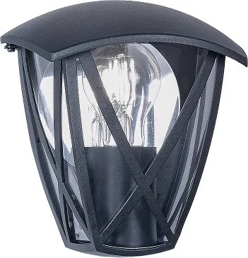 Градински аплик SPLIT, черен, 1xE27