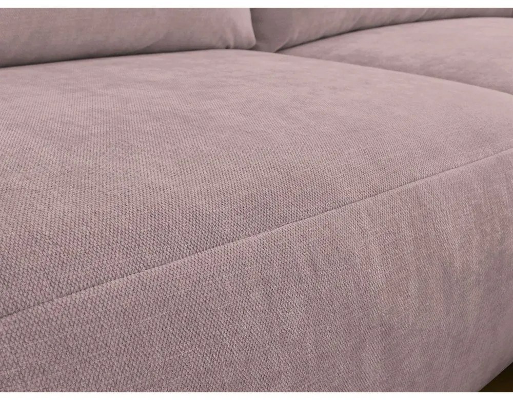 Светлорозов ъглов диван Aden – Bobochic Paris