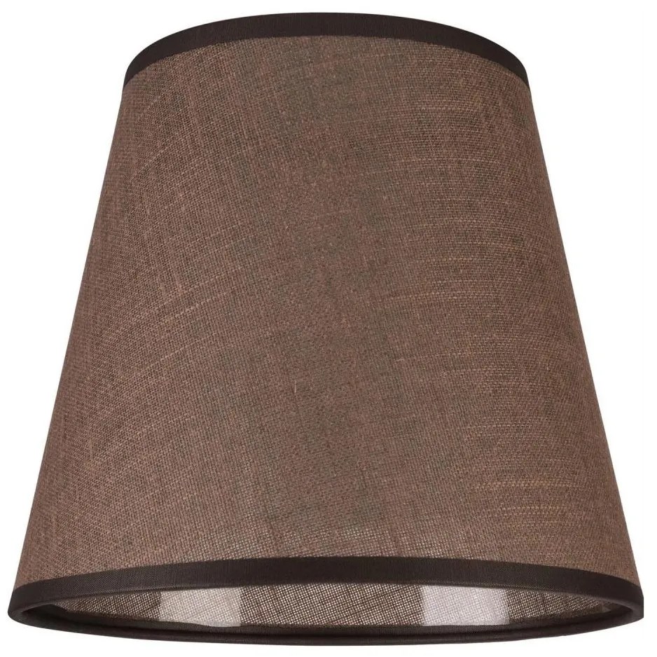Резервен абажур за стенна лампа LORENZO E27, пр. 16 см, кафяв