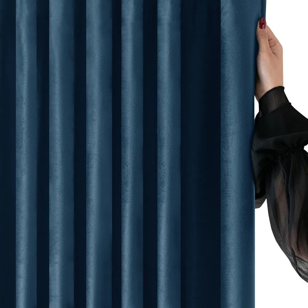 Синя затъмняваща завеса 265x270 cm Velto – Filumi