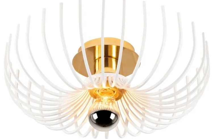 Бяло осветително тяло за таван ø 36 cm Aspendos – Opviq lights