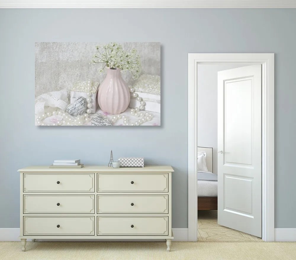 Картина на платно – Луксозен Shabby Chic натюрморт