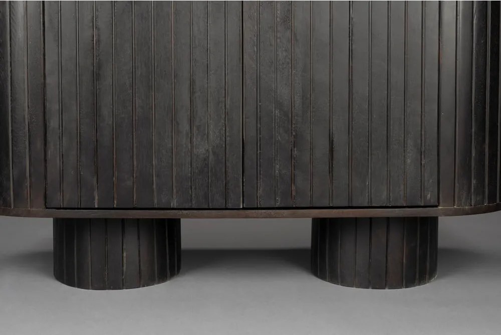 Тъмнокафяво шкафче от масивно манго 110x80x40 cm Kenji – Dutchbone