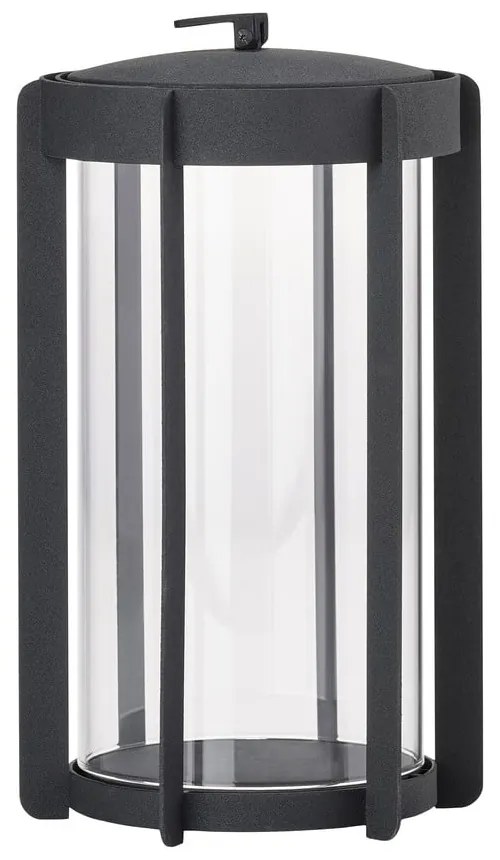 Черен LED фенер с USB (височина 25 cm) Firefly – Zone