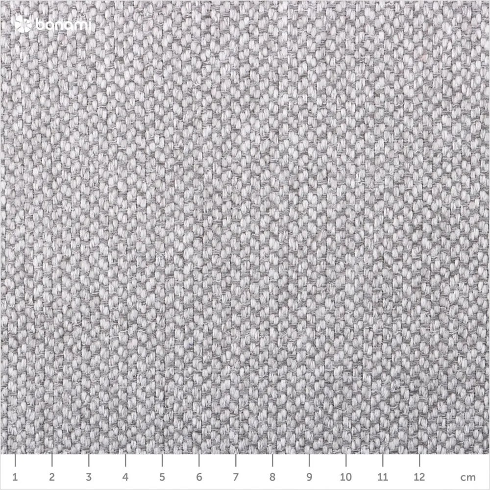 Светлосиво тапицирано двойно легло с място за съхранение и решетка 200x200 cm Arendal - Cosmopolitan Design