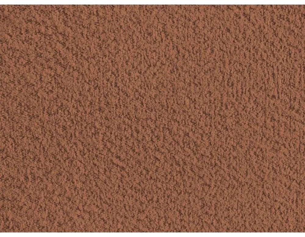 Оранжево тапицирано двойно легло без табла с място за съхранение и включена подматрачна рамка 180x200 cm Inera – Bobochic Paris