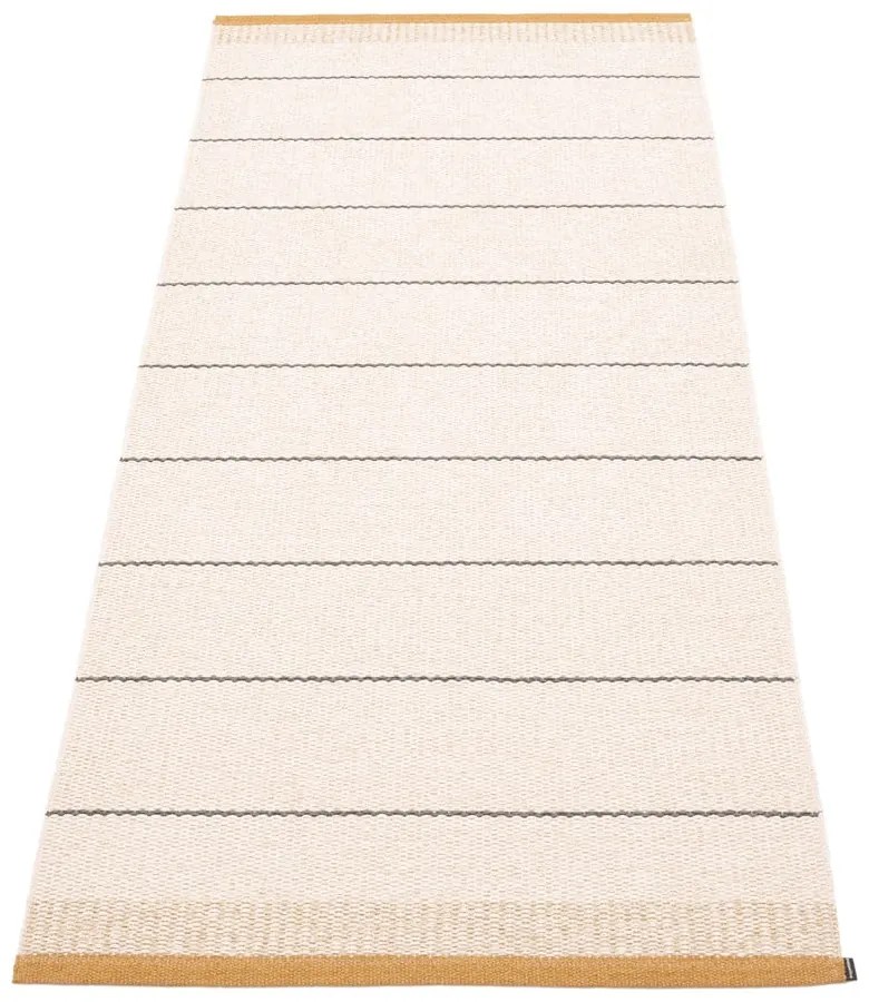 Пътека за открито и закрито в цвят жълта охра и крема 85x200 cm Belle Ochre – Pappelina