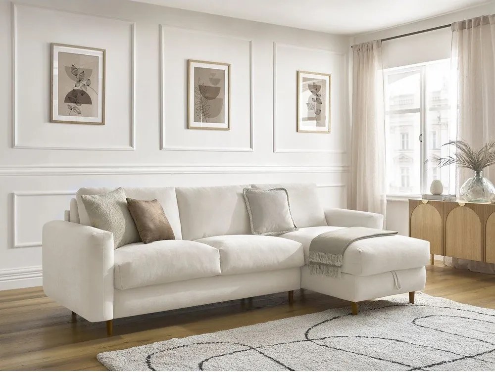 Бежов ъглов диван Cocoone – Bobochic Paris
