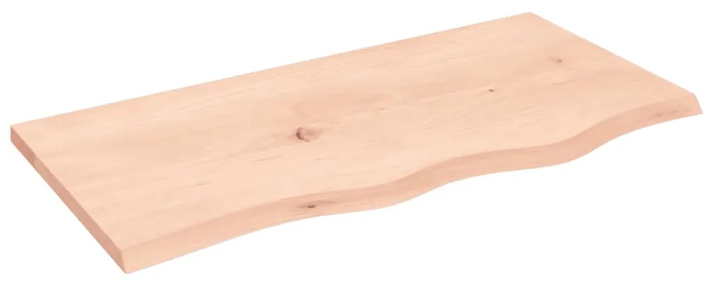 3156290 vidaXL Плот за маса, 80x40x2 см, необработен масивен дъб